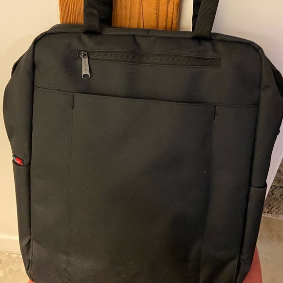 Herschel black nylon backpack shoulder travel bag - Picture 3 of 5